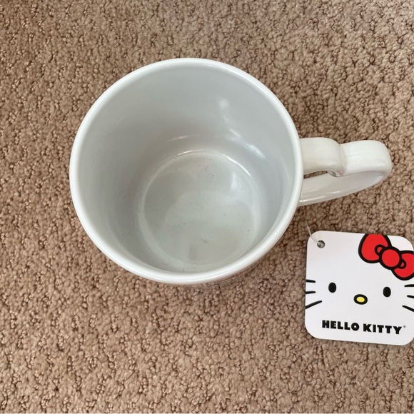 Hello Kitty Heart Emoji Kissing Mice Coffee Tea Mug NEW - Picture 2 of 7